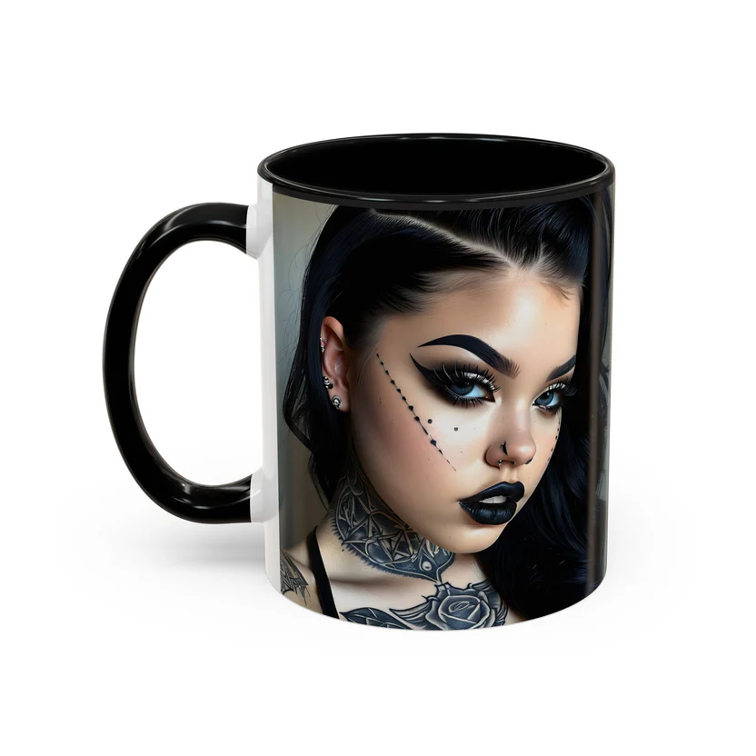 Goth Tattoo Girl Coffee Mug