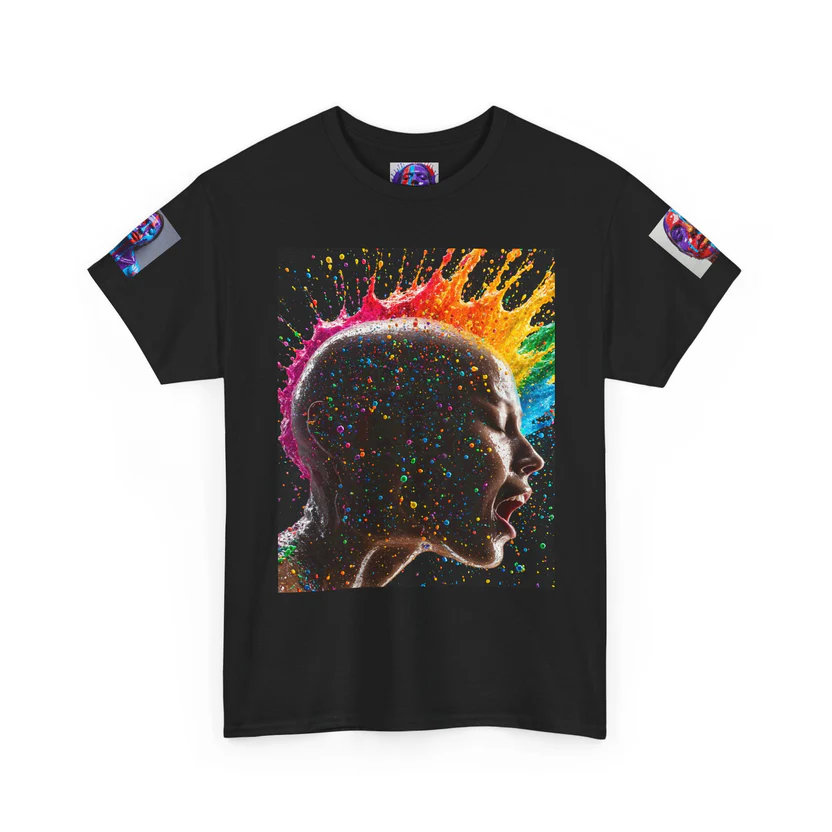 Psychedelic Head Profile T-Shirt